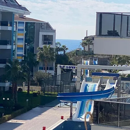 Kestel 100 Qm Teras, Pool Apartamento Alanya